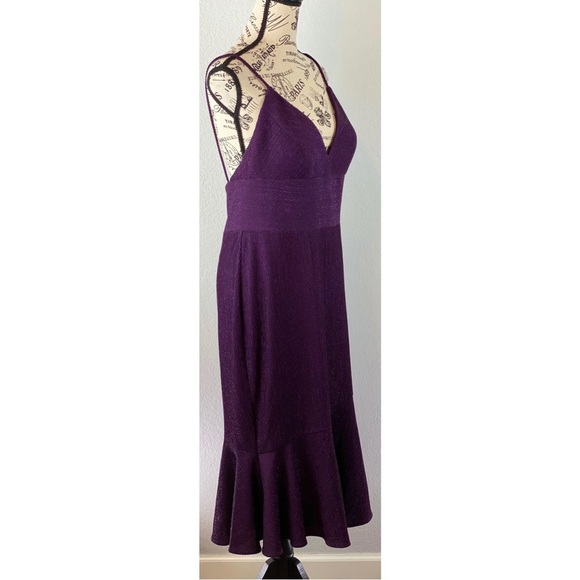 NWT Avery G Flounce Midi Dress - Picture 4 of 8